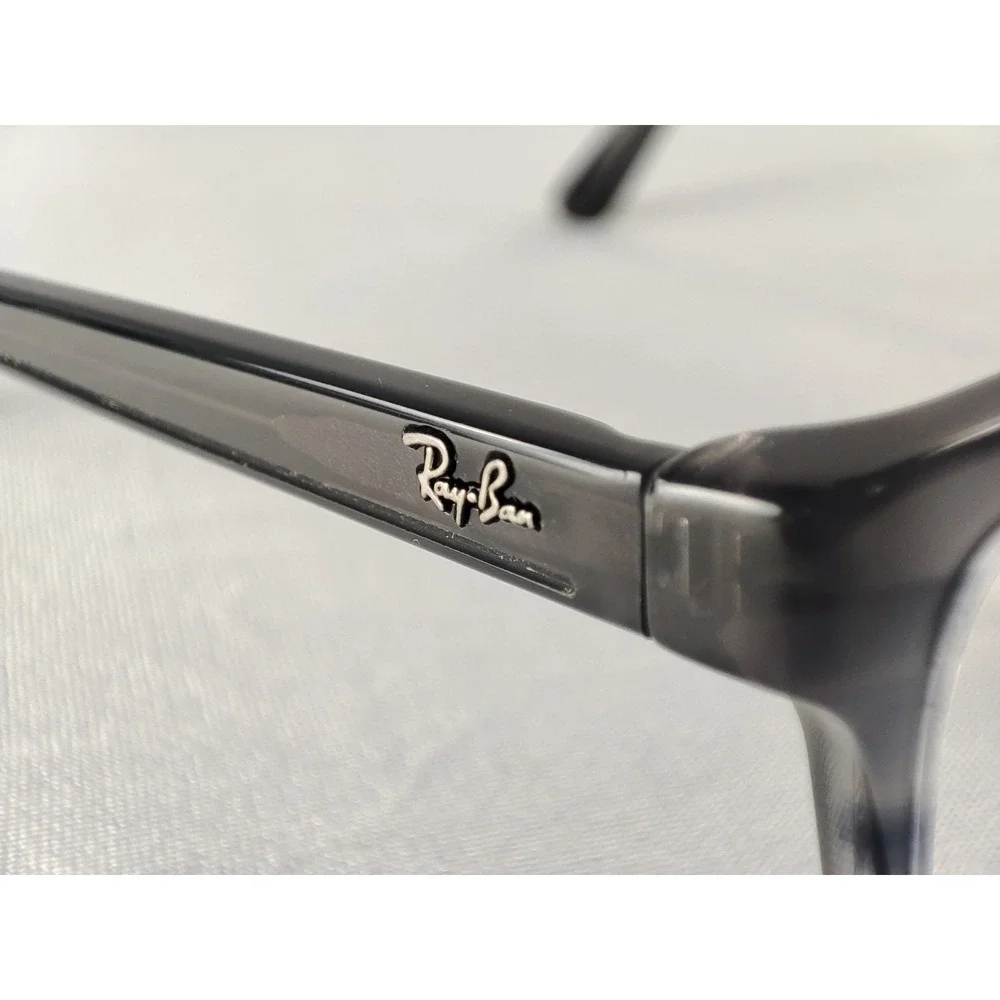Ray-Ban Junior RB 1536 3730 Grey Blue‎ Striped Eyeglass Frames 48-16-130 Kids